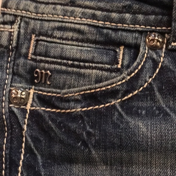 Once wore Miss Me Rhinestone cross jeans - Picture 6 of 8